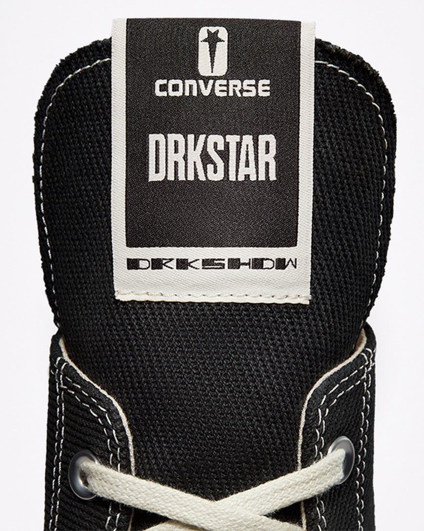 Women's Converse x DRKSHDW DRKSTAR Chuck 70 High Top Shoes Black | AU 8C5E4F